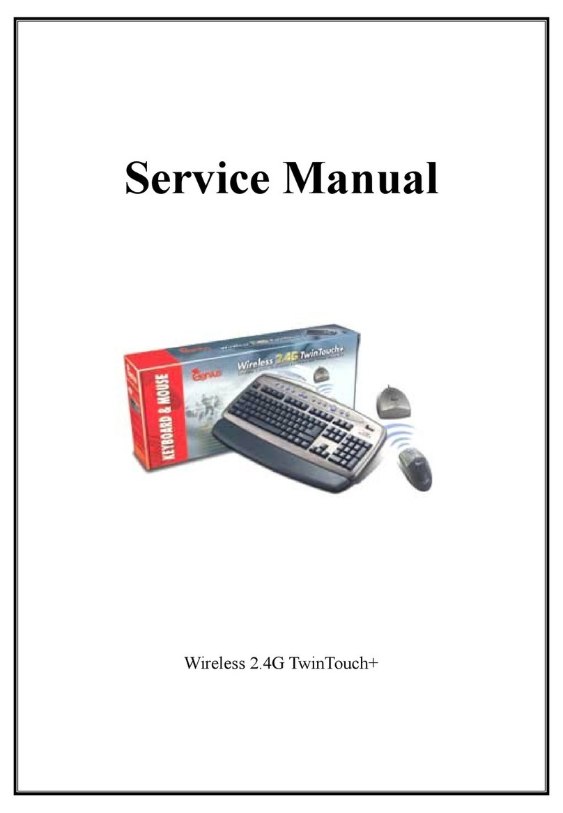 Genius Wireless 2.4G TwinTouch+ Service manual