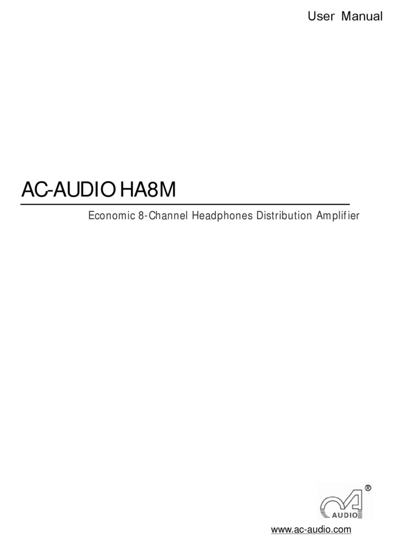 AC-AUDIO AC-AUDIO HA8M user manual