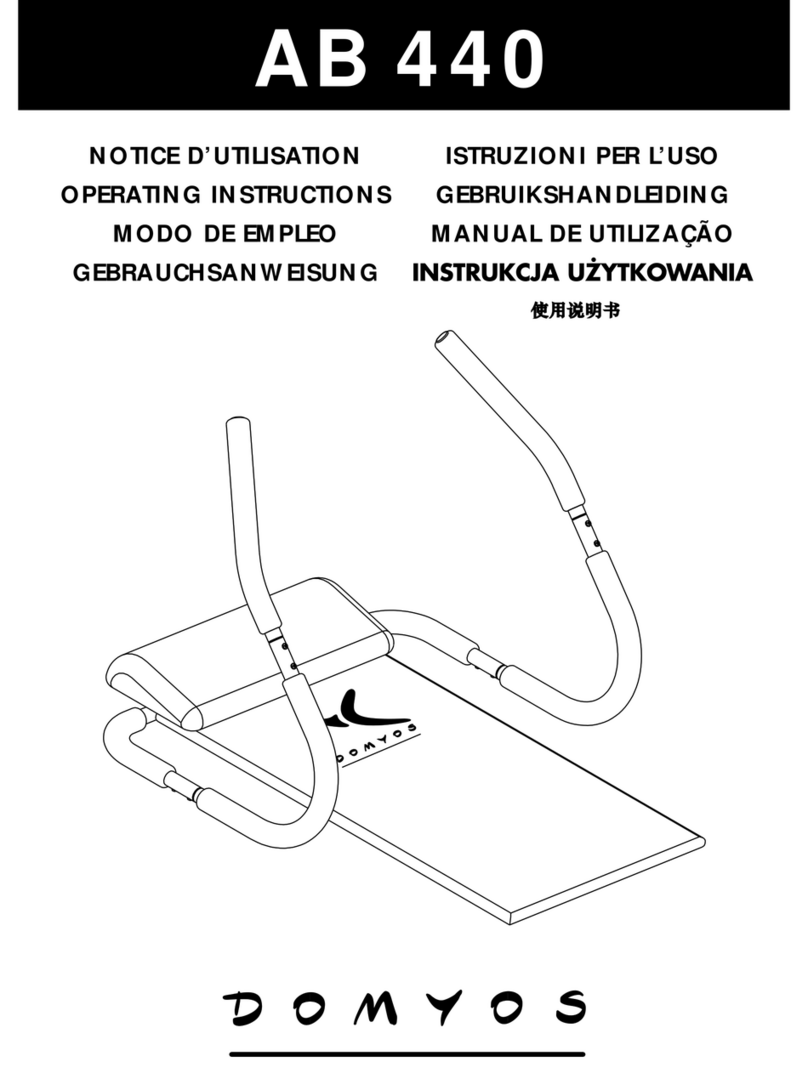 Domyos AB 440 operating instructions
