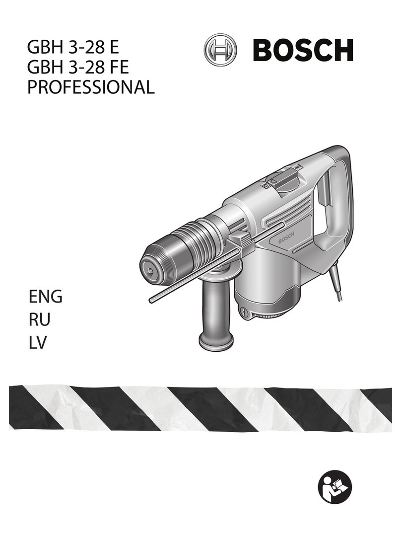 Bosch GBH 3-28 E user manual