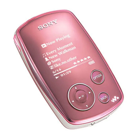 Sony NW-A1000 User manual