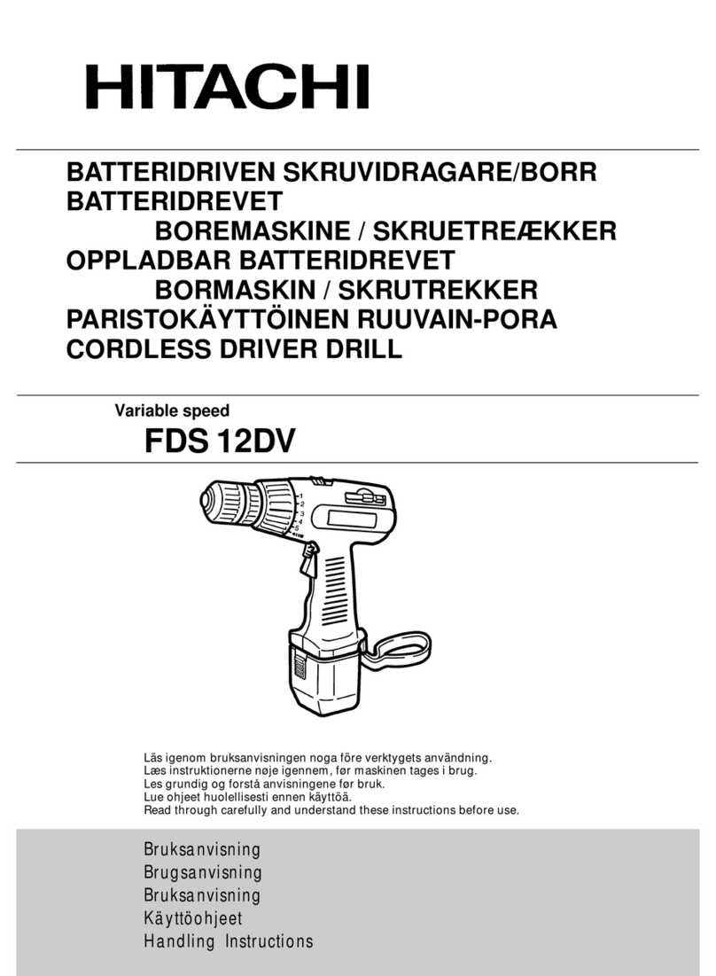 Hitachi FDS 12DV User manual