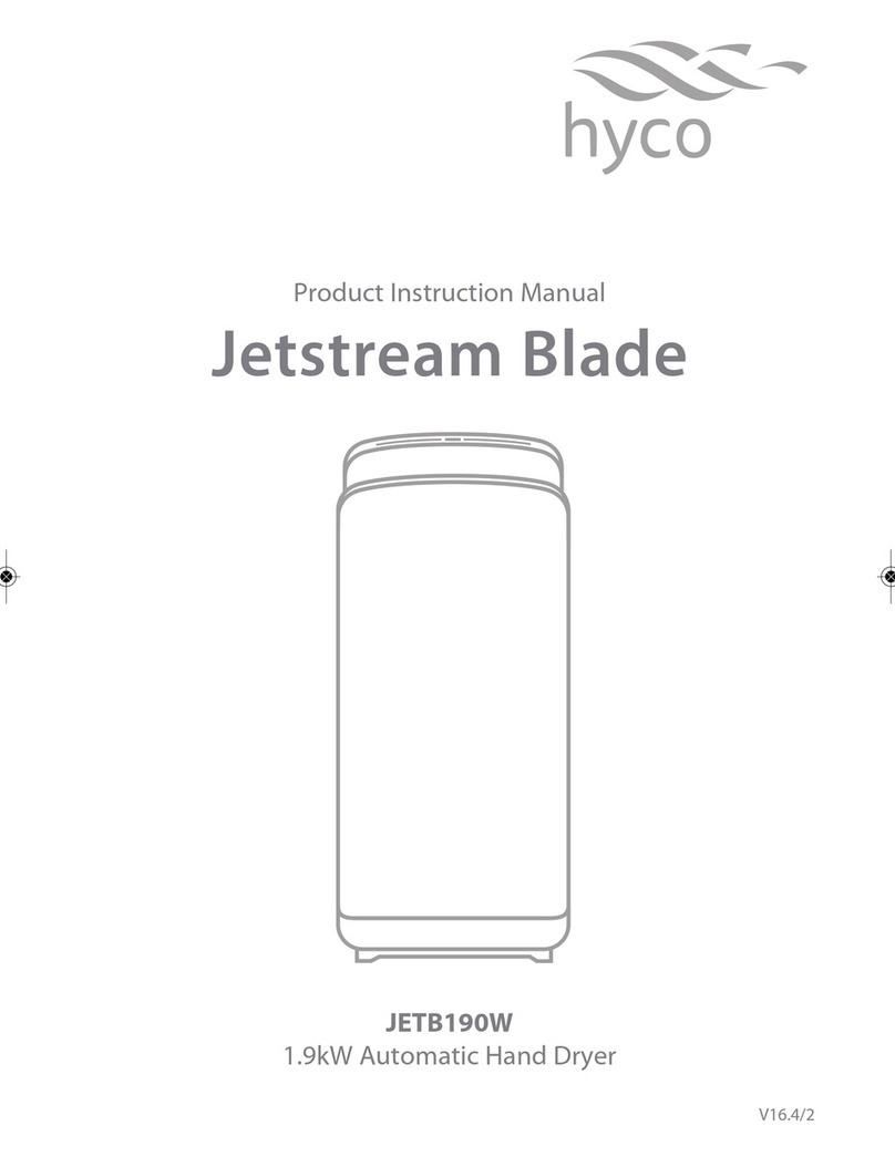 Hyco Jetstream Blade JETB190W User manual