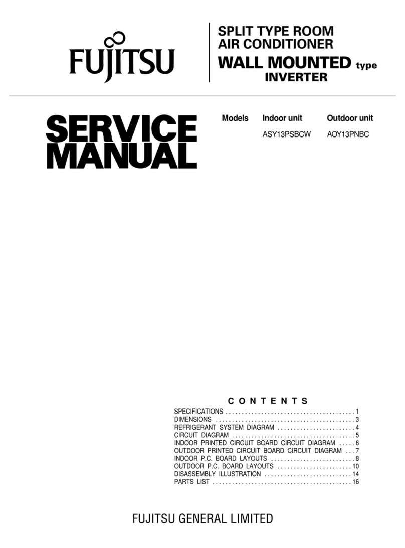 Fujitsu ASY13PSBCW User manual