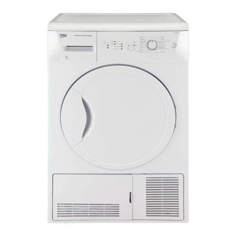 Beko DCSC 821 W Installation & opersting instructions Beko DCSC 821 W Installation & opersting instructions