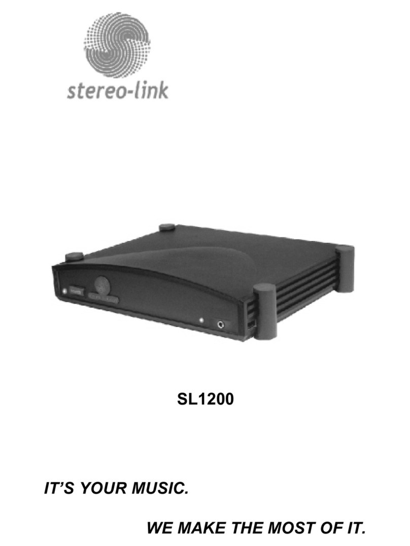 Stereo-link SL1200 user manual
