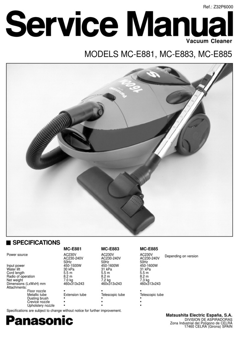 Panasonic MC-E881 Service manual
