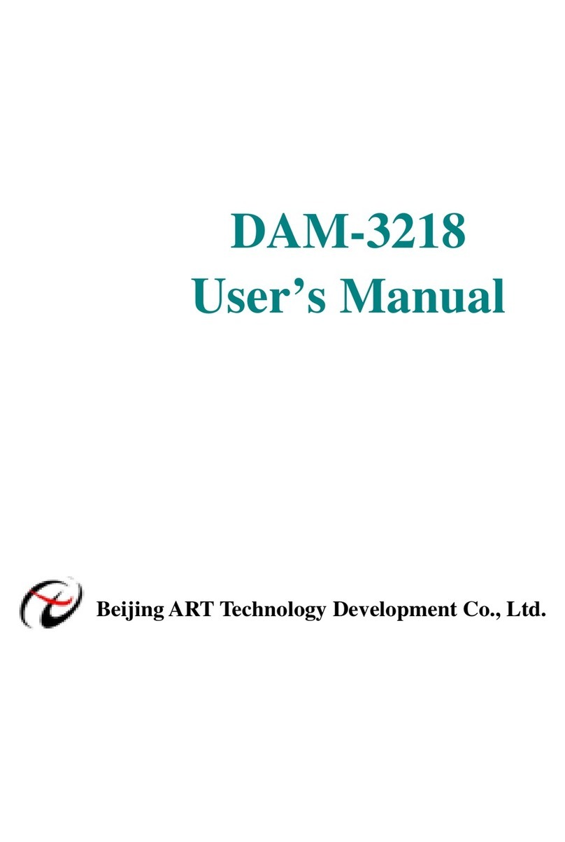 Beijing ART Tech DAM-3218 user manual