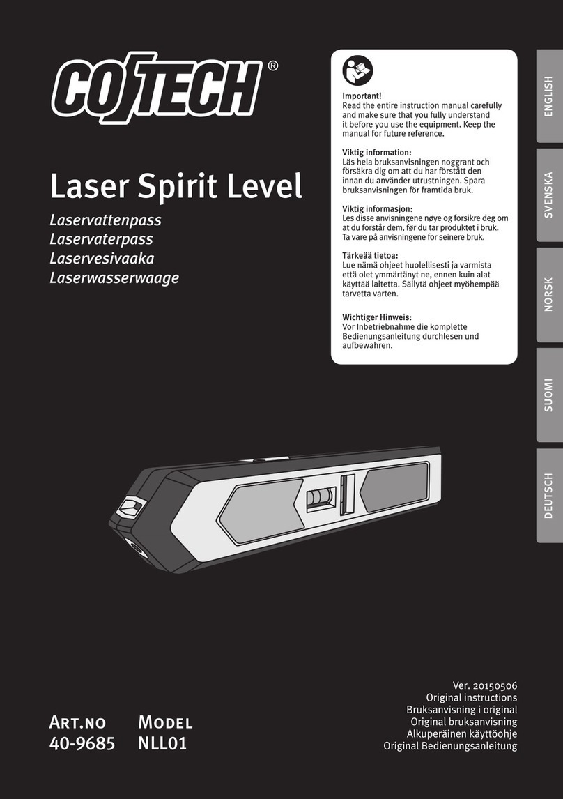 CO/Tech NLL01 User manual