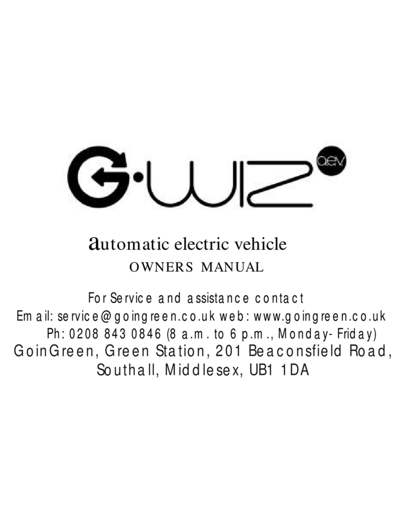 Reva G-Wiz owner's manual Reva G-Wiz owner's manual