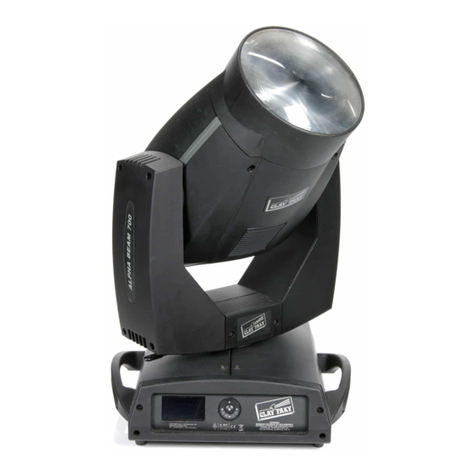 Claypaky ALPHA BEAM 700 instruction manual Claypaky ALPHA BEAM 700 instruction manual