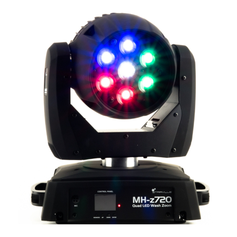 Stairville MH-z720 Quad LED Wash Zoom user manual