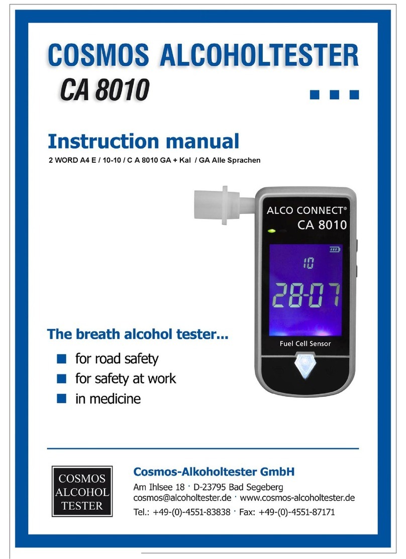 Cosmos CA 8010 instruction manual