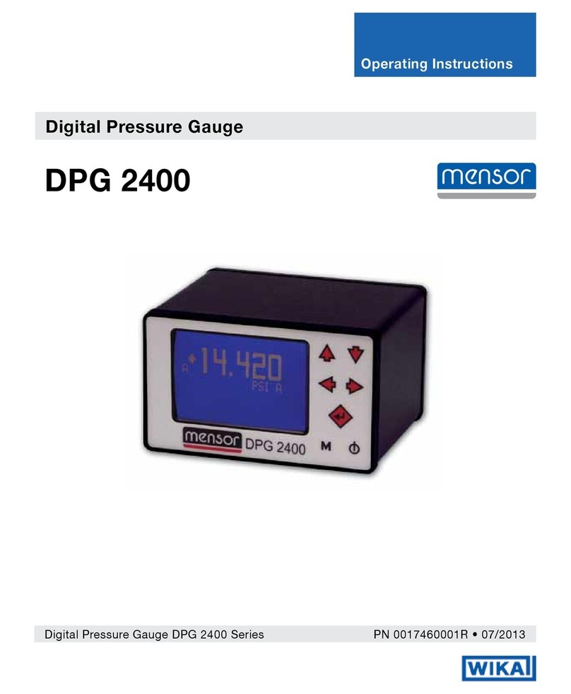 mensor DPG 2400 User manual