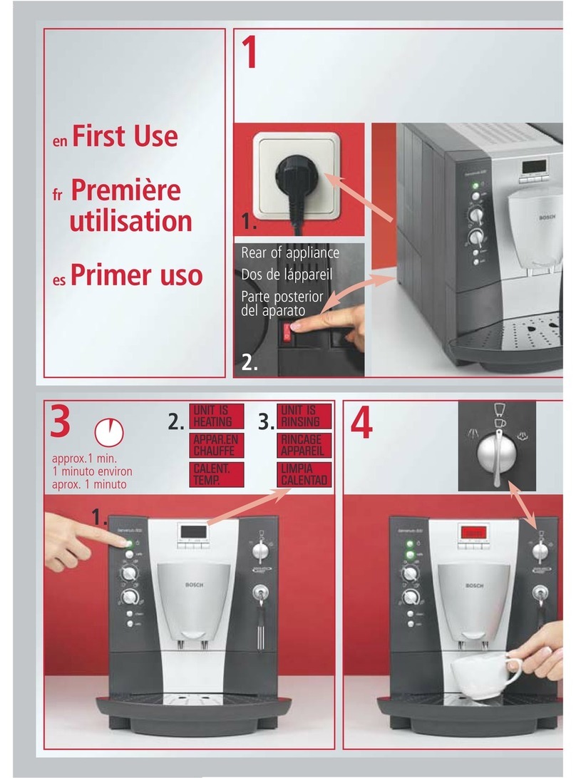 Bosch TCA 6001 User manual Bosch TCA 6001 User manual