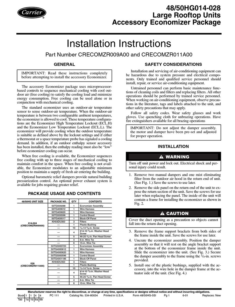 Carrier 48HG014-028 User manual