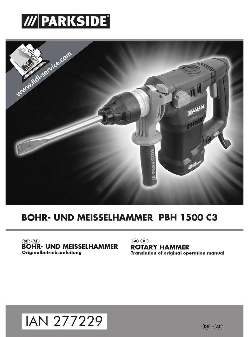 Parkside PBH 1500 C3 Operation manual