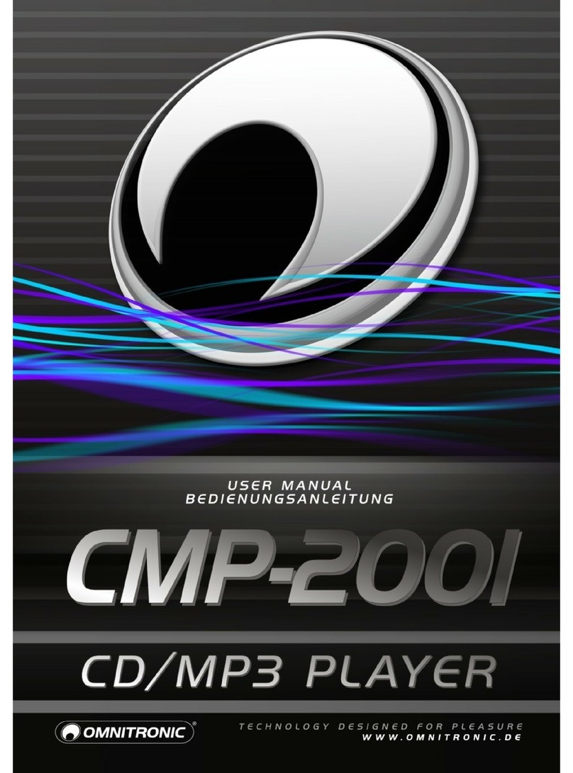 Omnitronic CMP-2001 User manual