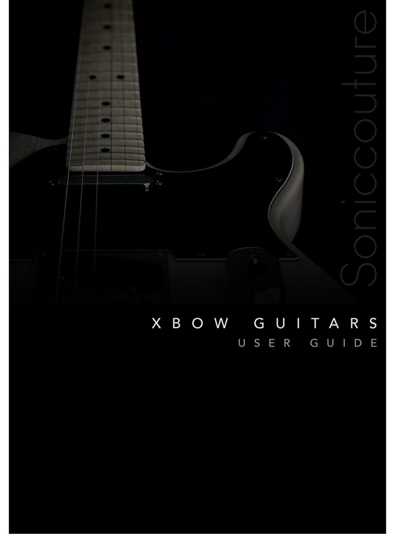 SONIC COUTURE XBOW SERIES user guide SONIC COUTURE XBOW SERIES user guide