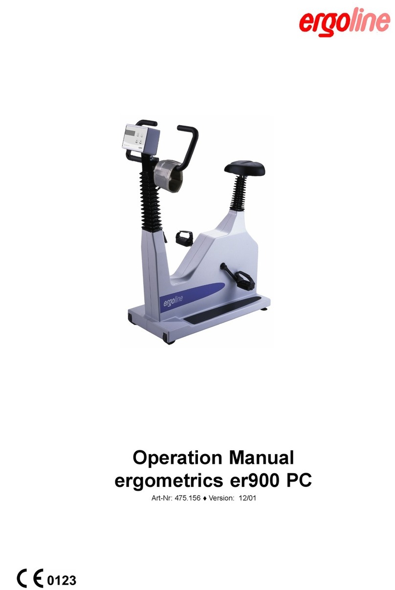 ERGOMETRICS ER900 PC User manual
