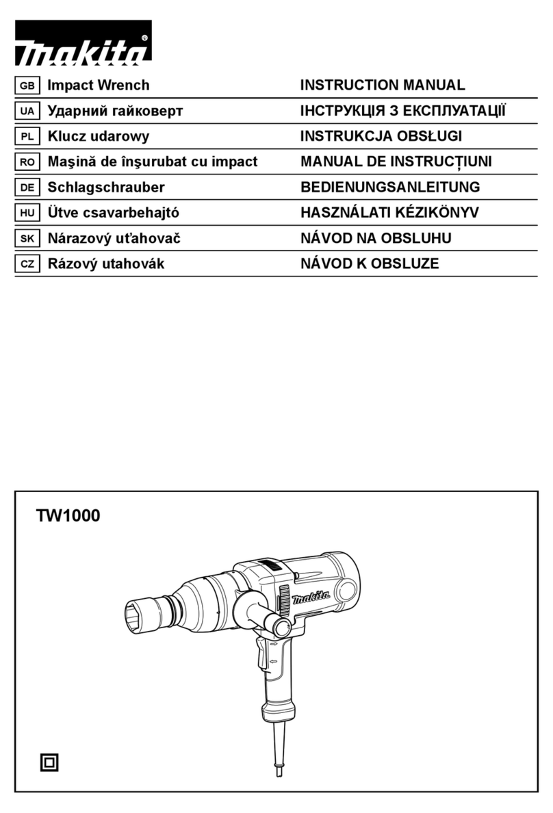 Makita tw1000 User manual Makita tw1000 User manual