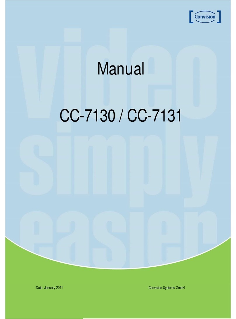 Convision CC-7130 user manual