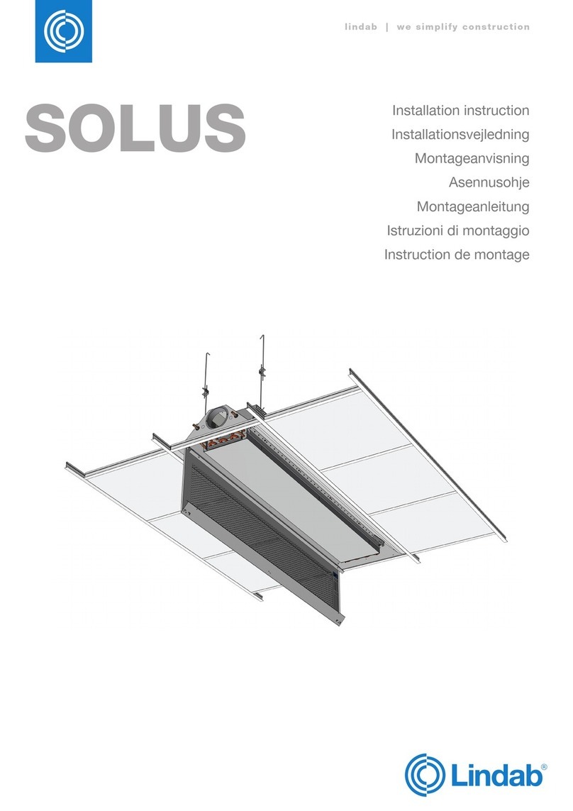 Lindab Solus I-60 User manual