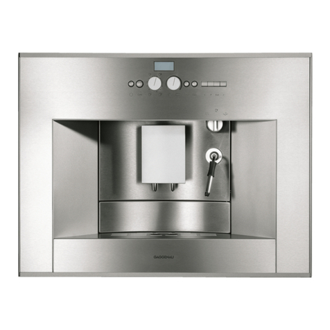 Gaggenau CM200 installation instructions