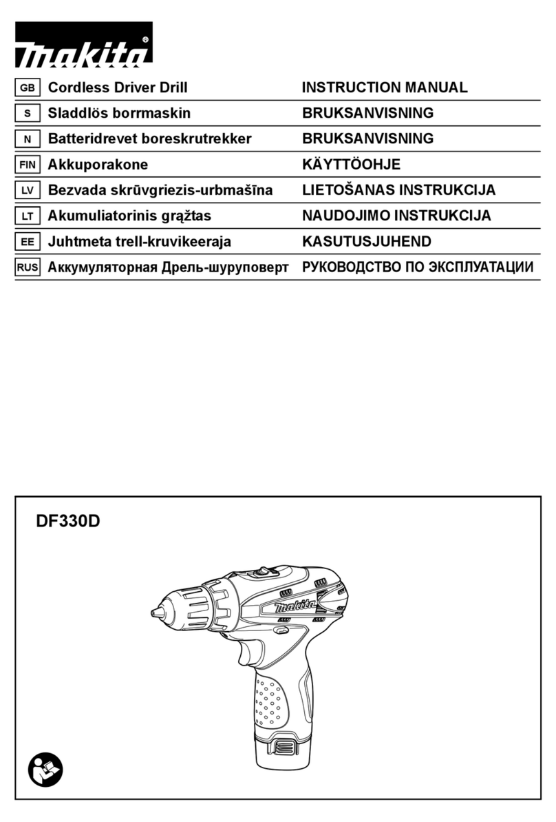 Makita df330d User manual