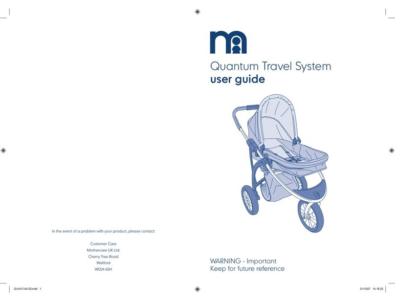 mothercare Quantum Travel System user guide