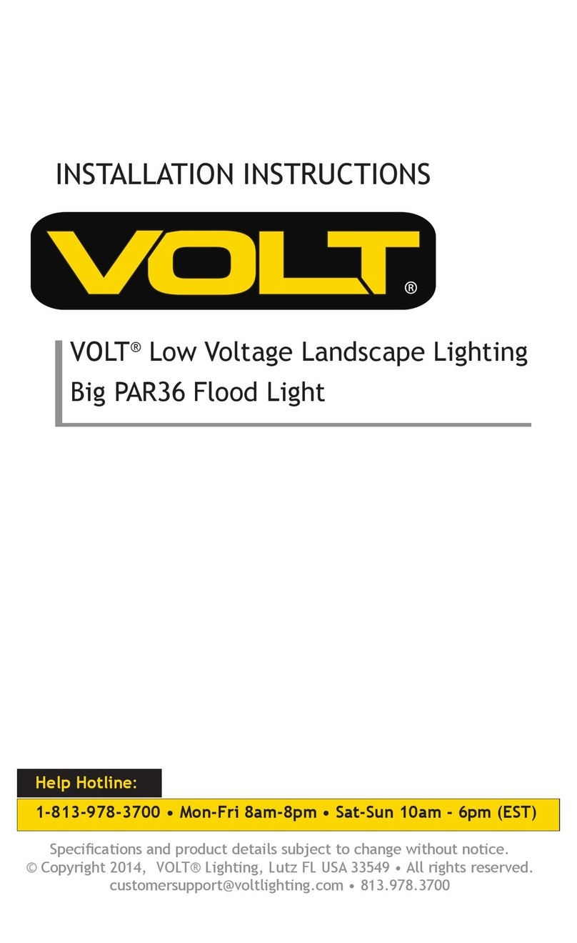 Volt Big PAR36 installation instructions