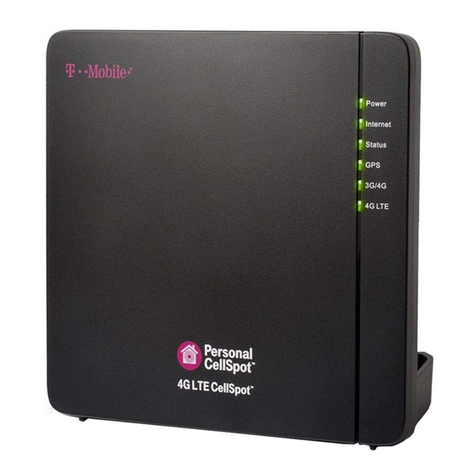 T-Mobile 4G LTE CellSpot quick start guide T-Mobile 4G LTE CellSpot quick start guide