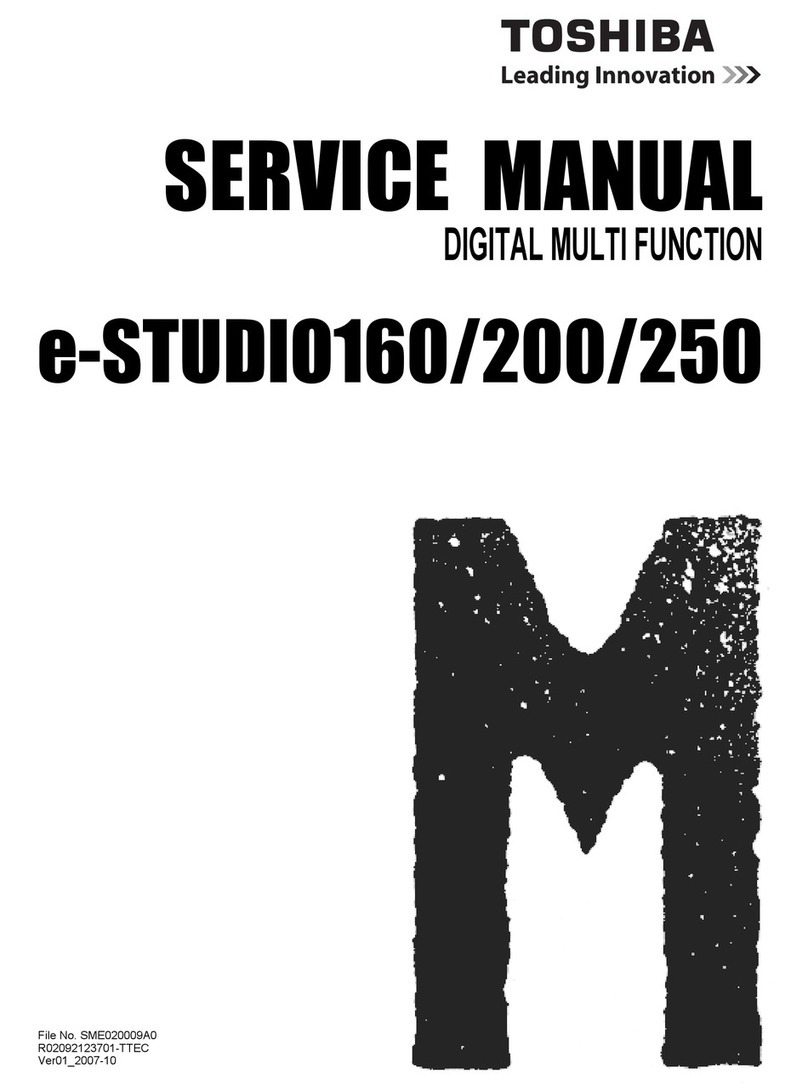 Toshiba e-studio 160 User manual