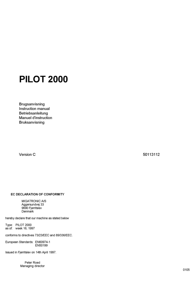 Migatronic PILOT 2000 User manual