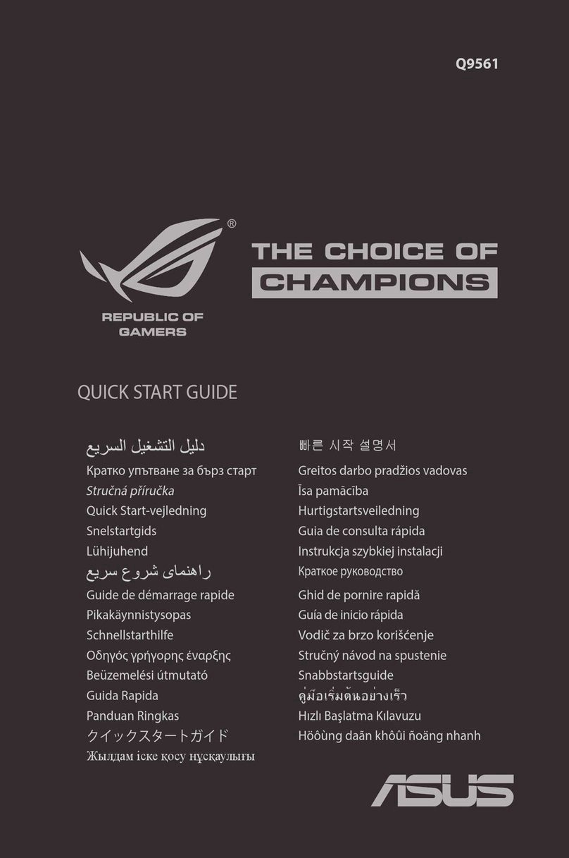 Asus Q9561 quick start guide