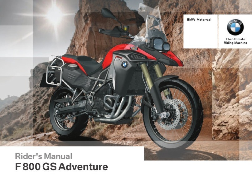 BMW F 800 GS - Rider's manual