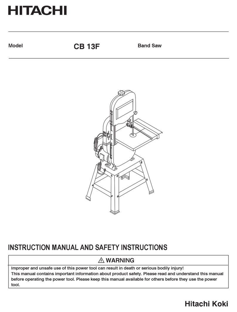 Hitachi CB 13F Operator's manual