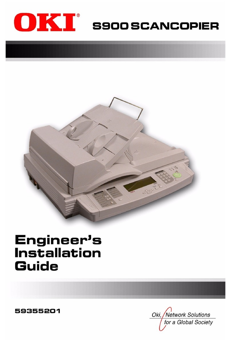 Oki S900 Engineer's installation guide