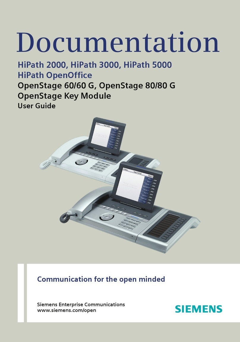 Siemens OpenStage 60 G user guide