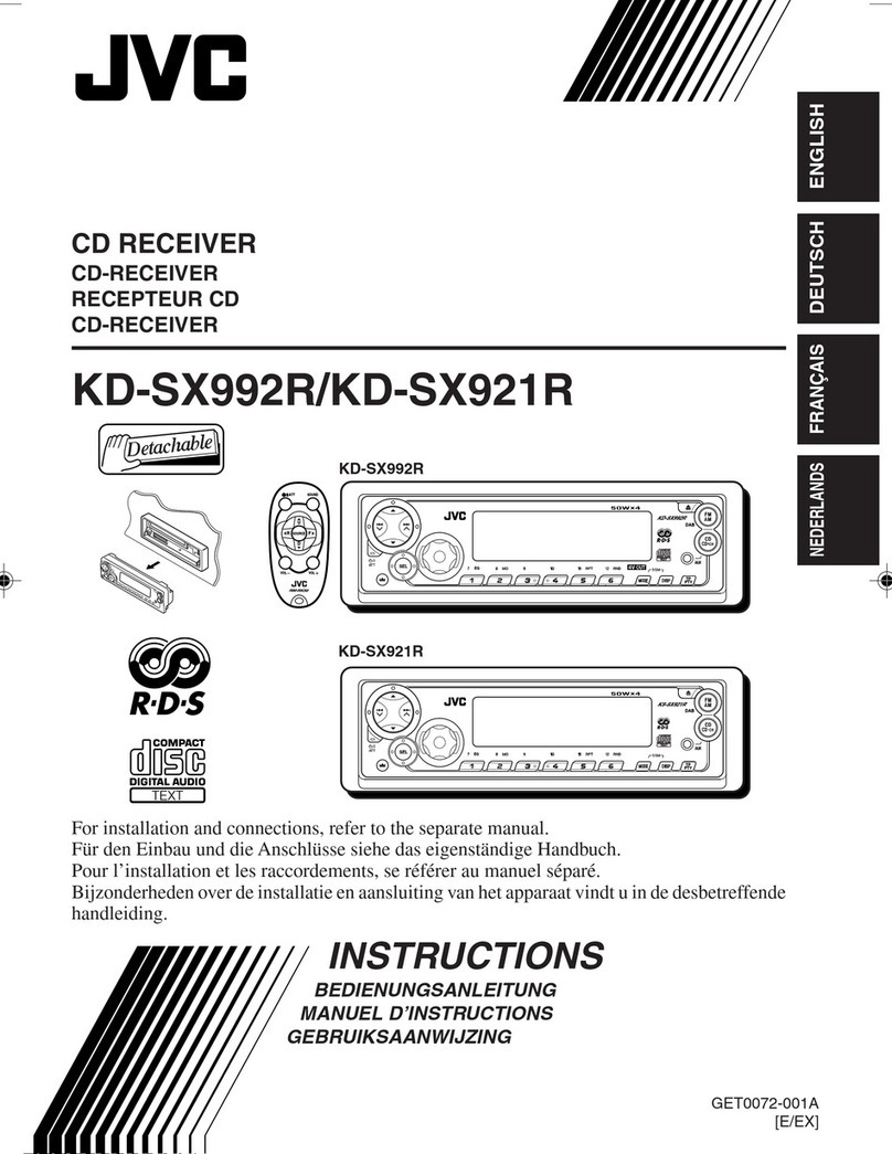 JVC KD-SX992R User manual