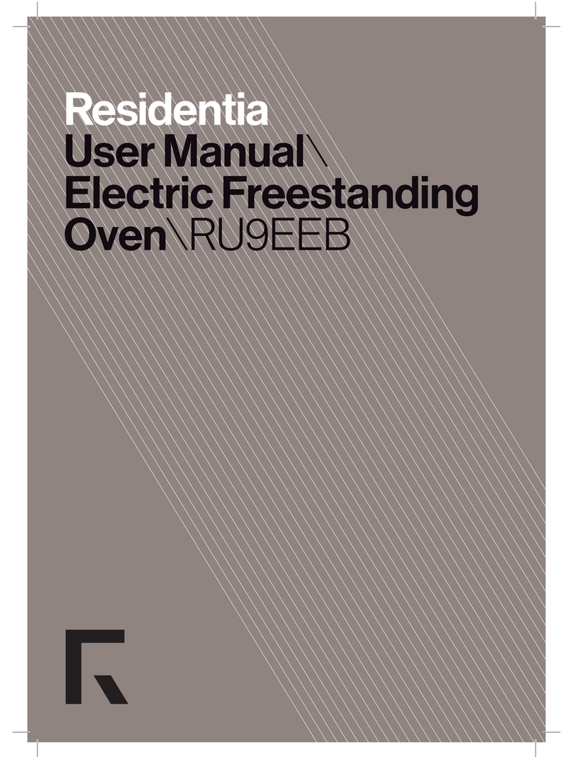 Residentia RU9EEB user manual