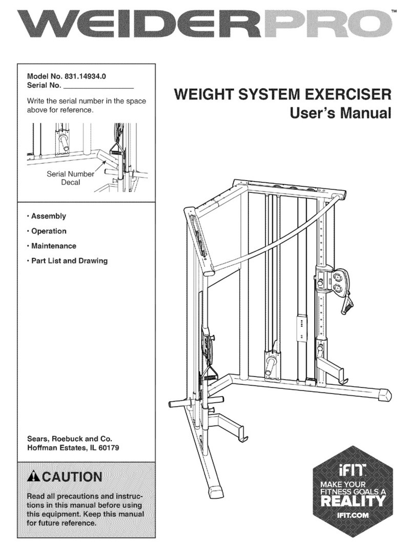 WeiderPro 831.14934.0 user manual