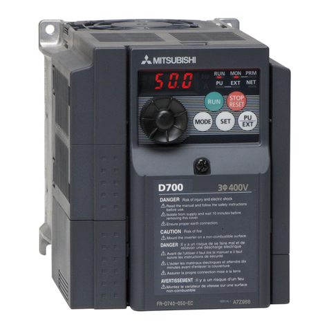 Mitsubishi D700 VFD installation guide