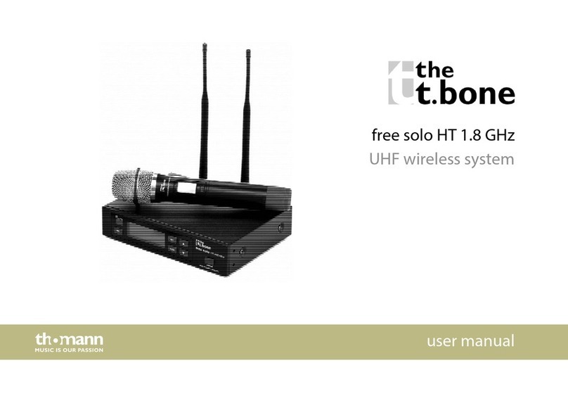 the t.bone free solo HT 1.8 GHz user manual