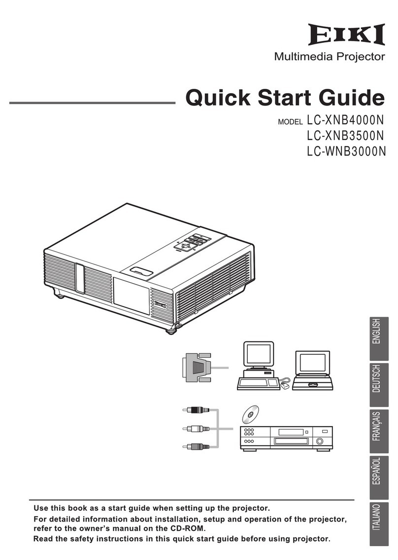 Eiki LC-XNB4000N quick start guide