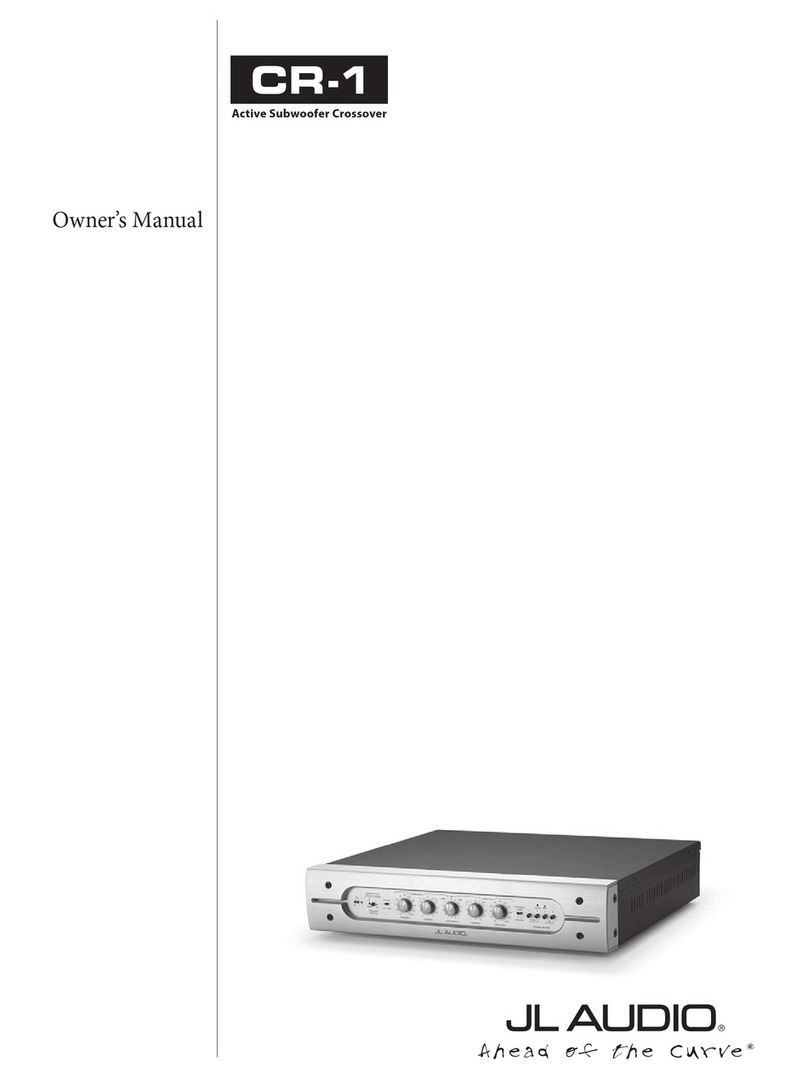 JL Audio CR-1 owner's manual