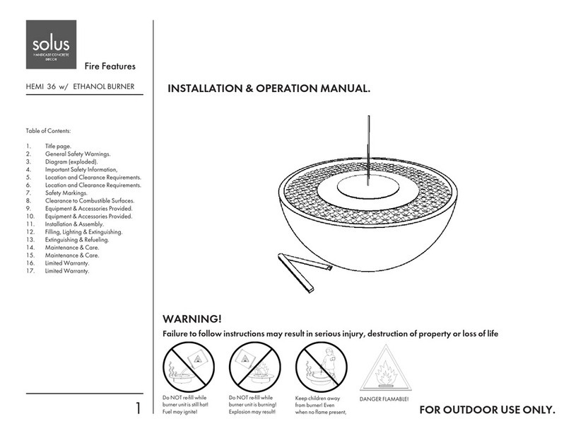 Solus HEMI 36 Installation and operation manual Solus HEMI 36 Installation and operation manual