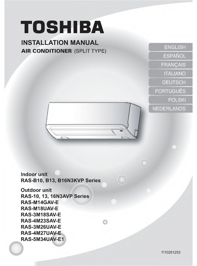 Toshiba RAS-B10N3KVP Series User manual