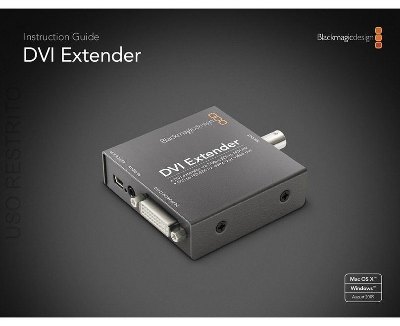 Blackmagicdesign DVI Extender Instruction guide