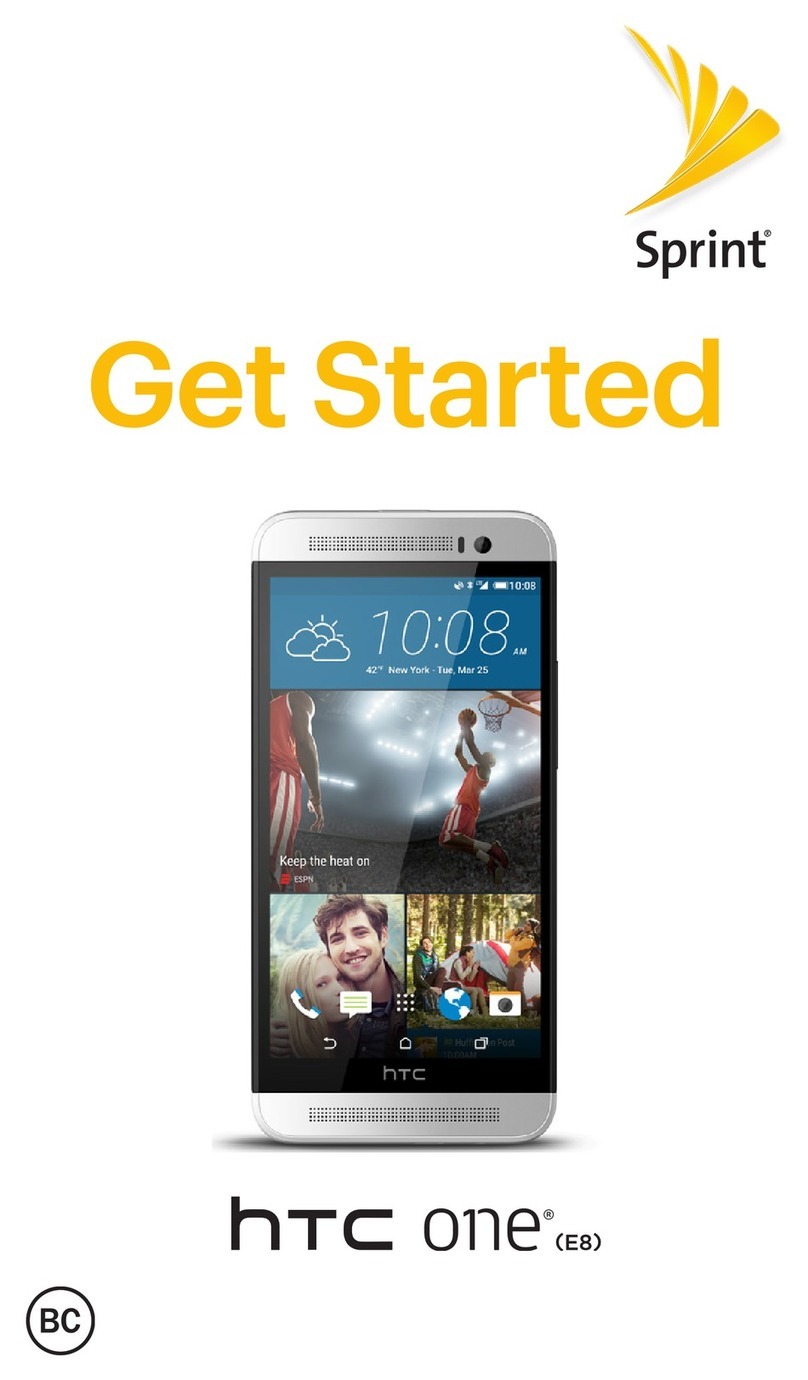 HTC PNE E8 Specification sheet